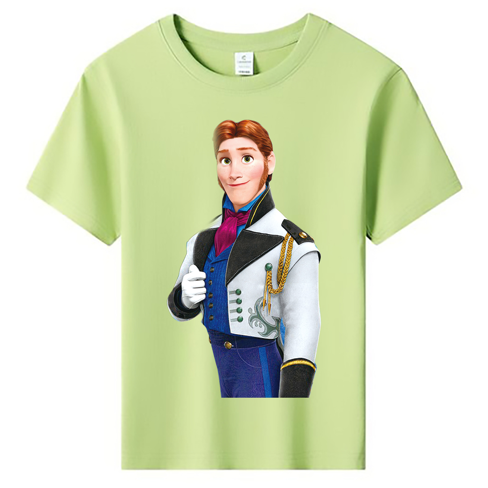（画像用） アナと雪の女王 アンナ エルサ Frozen Anna Elsa 綿100％キッズTシャツ（フロントプリント）